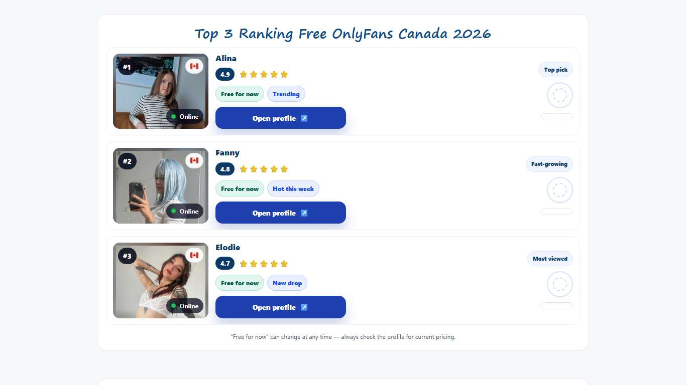 Top Free Onlyfans 2026 Best Account