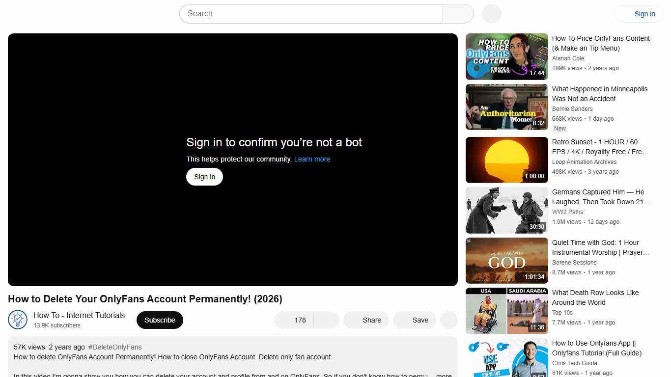 How to Delete Your OnlyFans Account Permanently! (2026) - YouTube